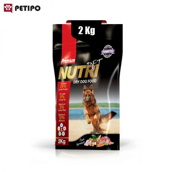 غذاي خشک سگ بالغ پریمیوم پروبیوتیک نوتری (Nutri Adult Premium Probiotic Dog Food) 2 کیلوگرم