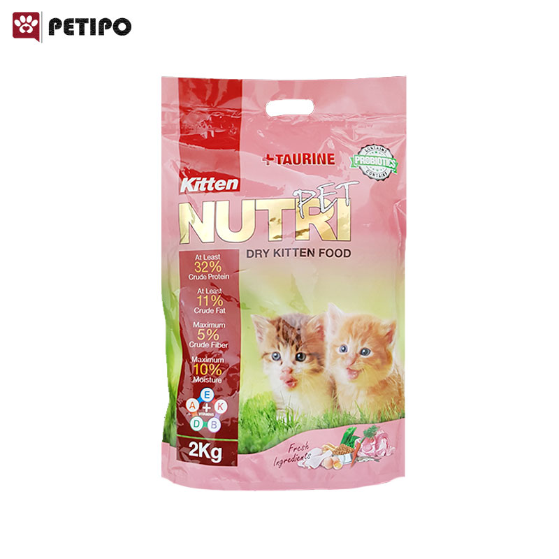 غذاي خشک گربه کیتن پروبیوتیک نوتری (Nutri Kitten Probiotic Cat Food) وزن 2 کیلوگرم