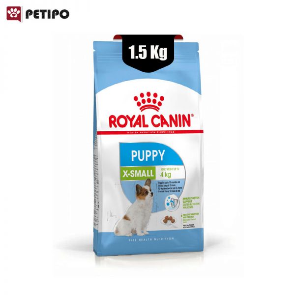 غذای خشک سگ ایکس اسمال پاپی رویال کنین (Royal Canin X-Small Puppy) وزن 1.5 کیلوگرم 2022