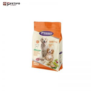 غذای خشک سگ های بالغ با طعم مرغ برند پرامی -Pramy 10 کیلوگرمی