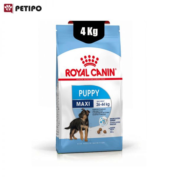 غذای خشک توله سگ نژاد بزرگ مکسی پاپی رویال کنین (Royal Canin Maxi Puppy) 4 کیلوگرم