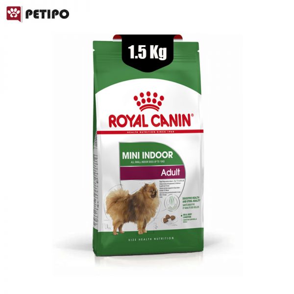 غذای خشک سگ مینی ایندور ادالت رویال کنین (Royal Canin Mini Indoor Adult) 1.5 کیلوگرم