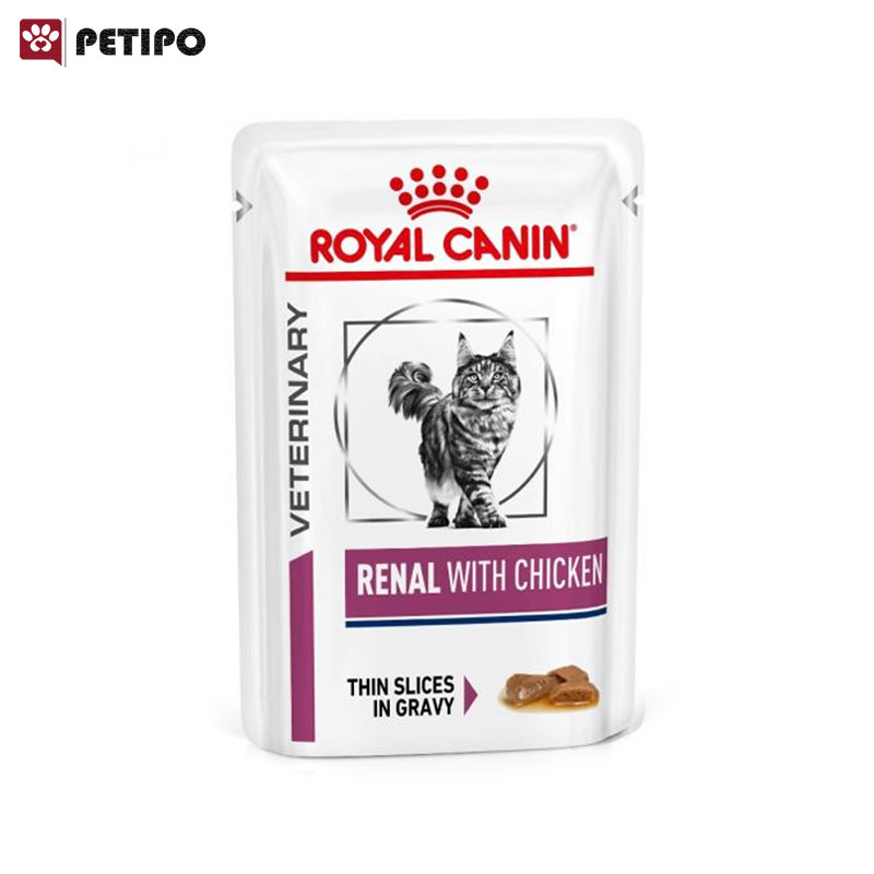 غذای-پوچ-گربه-رنال-با-طعم-مرغ-رویال-کنین-(Royal-Canin-Cat-Renal-Chicken-Wet-Pouch)-وزن-85-گرم--001