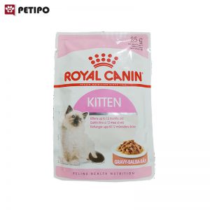 پوچ گربه کیتن رویال کنین Royal Canin Cat Kitten Wet Food Pouch وزن 85 گرم 0005