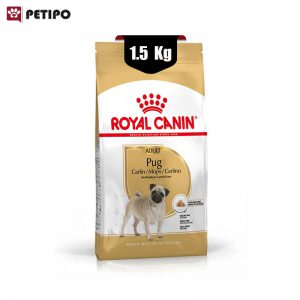 غذای خشگ سگ ادالت پاگ رویال کنین (Royal Canin Dog Pug Adult) 1.5 کیلوگرم