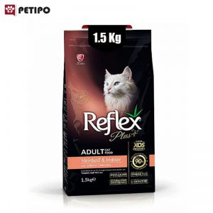 غذای خشک گربه ایندور هربال رفلکس پلاس (Reflex Plus Cat Hairball-Indoor) وزن 1.5 کیلوگرم