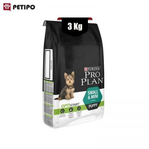 غذای خشک سگ پاپی پروپلن طعم مرغ (Pro Plan Small and Mini Puppy) وزن 3 کیلوگرم