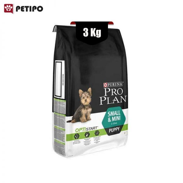 غذای خشک سگ پاپی پروپلن طعم مرغ (Pro Plan Small and Mini Puppy) وزن 3 کیلوگرم