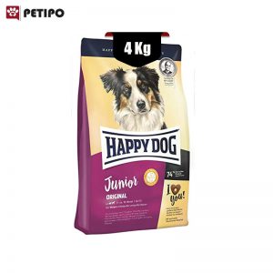 غذای سگ جوان اورجینال هپی داگ (Happy Dog Junior Original) وزن 4 کیلوگرم