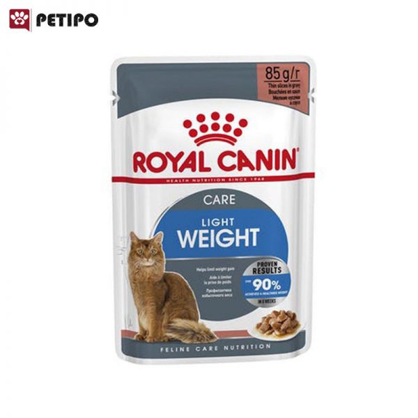 غذای پوچ گربه لایت ویت رویال کنین (Royal Canin Light Weight Wet) وزن 85 گرم