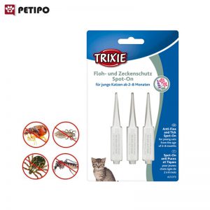 قطره ضد کک و کنه بچه گربه تریکسی (Trixie Spot-On Flea and Tick Protection)