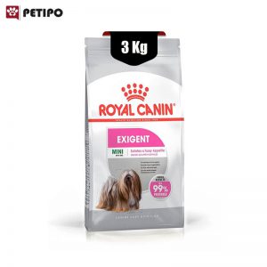 غذای خشک سگ مینی اگزیجنت رویال کنین (Royal Canin Mini Exigent) وزن 3 کیلوگرم