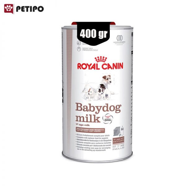 شیر خشک ویژه توله سگ رویال کنین (Royal Canin Babydog Milk) وزن 400 گرم