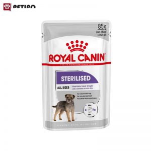 غذای پوچ سگ عقیم شده استریلایزد رویال کنین (Royal Canin Dog Sterilised Pouch) وزن 85گرم