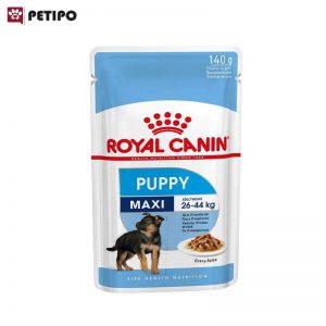 غذای پوچ سگ مکسی پاپی رویال کنین (Royal Canin Dog Maxi Puppy Pouch) وزن 140گرم