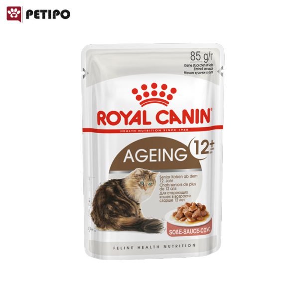 غذای پوچ گربه بالای 12 سال رویال کنین (Royal Canin Ageing 12+ Cat Pouch) وزن 85 گرم