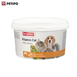 پودر مکمل استخوان با ویتامین ویژه سگ و گربه بیفار (Beaphar Vitamin Cal) وزن 250 گرم
