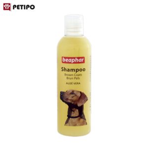 شامپو سگ حاوی آلوئه ورا ویژه موهای قهوه ای بیفار (Beaphar Shampoo Aloe Vera Brown Coat) 250 میلی لیتر