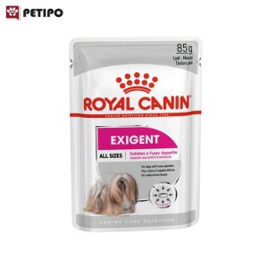غذای پوچ سگ مینی اگزیجنت رویال کنین (Royal Canin Mini Exigent Wet Food) وزن 85 گرم