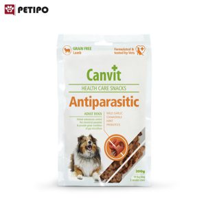 تشویقی سگ ضد انگل روده کنویت (Canvit Snack Health Care Anti-Parasitic) وزن 200 گرم