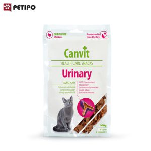 تشویقی گربه یورینری کر ویژه درمان مشکلات مجاری ادراری کنویت (Canvit Urinary tract health support Snack) وزن 100 گرم