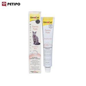 خمیر مالت گربه ویژه سلامت پوست و مو جیم کت (GimCat Derma Paste) وزن 50 گرم