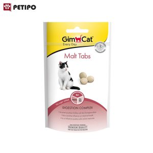 قرص مالت گربه ویژه سلامت گوارش جیم کت (GimCat Intestinal Malt Tabs) وزن 40 گرم
