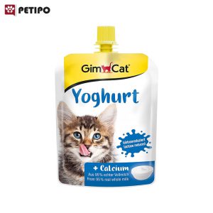 ماست ویژه گربه اکسترا کلسیم جیم کت (GimCat Yoghurt Extra Calcium) وزن 150گرم