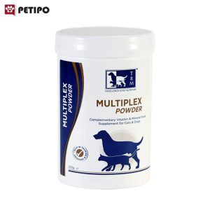 پودل مکمل مولتی ویتامین سگ و گربه مولتی پلکس تی آر ام (TRM Multiplex Powder) وزن 200 گرم