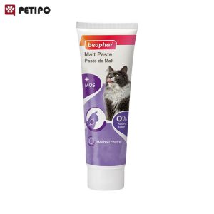 خمیر مالت گربه آنتی هربال با پروبیوتیک بیفار (Beaphar Hairball Prebiotic Paste) وزن 100 گرم