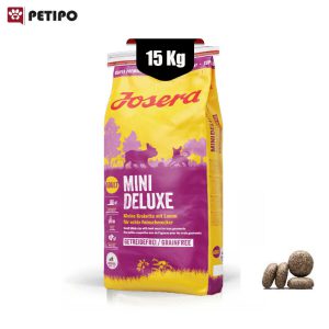 غذای خشک سگ نژاد کوچک مینی دلوکس طعم گوشت بره جوسرا (Josera Mini Deluxe) وزن 15 کیلوگرم