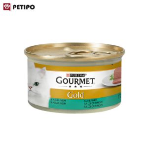 کنسرو گربه گورمه گلد پته با گوشت خرگوش (Gourmet Gold Pate With Rabbit) وزن 85 گرم