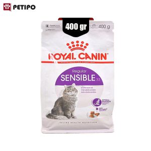 غذای خشک گربه سنسیبل رویال کنین (Royal Canin Sensible) وزن 400 گرم
