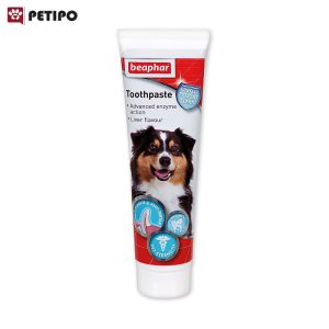 خمیر دندان سگ و گربه با طعم جگر بیفار (Beaphar Toothpaste for Dogs and Cats) 100 گرم