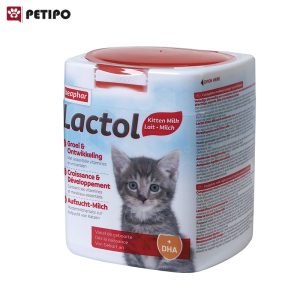 شیر خشک گربه لاکتول بیفار (Beaphar Lactol Cat milk) وزن 500 گرم