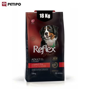 غذای خشک سگ مکسی ادالت رفلکس پلاس طعم بره (Reflex Plus Maxi Adult Dog) وزن 18 کیلوگرم