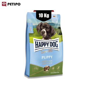 غذای خشک توله سگ با معده حساس طعم بره و برنج هپی داگ (Happy Dog Sensible Puppy - Lamb & Rice) وزن 10 کیلوگرم