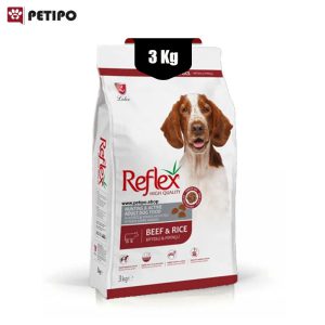 REFLEX HUNTING & ACTIVE ADULT DOG FOOD – BEEF & RICE 15KG