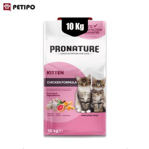 غذای خشک بچه گربه طعم مرغ و برنج پرونیچر (Pronature Daily Growth Kitten) وزن 10 کیلوگرم
