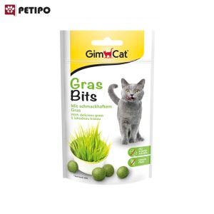 قرص علف ویژه گربه جیم کت (GimCat GrasBits) وزن 50 گرم