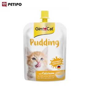ویژه گربه اکسترا کلسیم جیم کت GimCat Pudding Extra Calcium وزن 150گرم