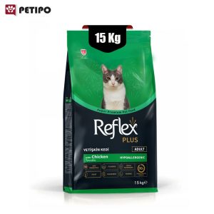 غذای خشک گربه بالغ رفلکس پلاس با طعم مرغ (Reflex Plus Adult Chicken) وزن 15 کیلوگرم 6 Reflex Plus Adult Chicken