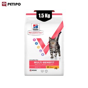 غذای خشک گربه بالغ مولتی بنفیت با طعم مرغ هیلز (Hill's Science Plan Adult Cat Multi-Benefit Chicken) وزن 1.5 کیلوگرم 5 غذای خشک گربه بالغ مولتی بنفیت با طعم مرغ هیلز (Hill's Science Plan Adult Cat Multi-Benefit Chicken) وزن 1.5 کیلوگرم