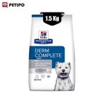 غذای خشک سگ نژاد کوچک درم کامپلیت مراقبت پوستی هیلز (Hill's Prescription Diet Dog Mini Derm Complete +Skin Care) وزن 1 کیلوگرم