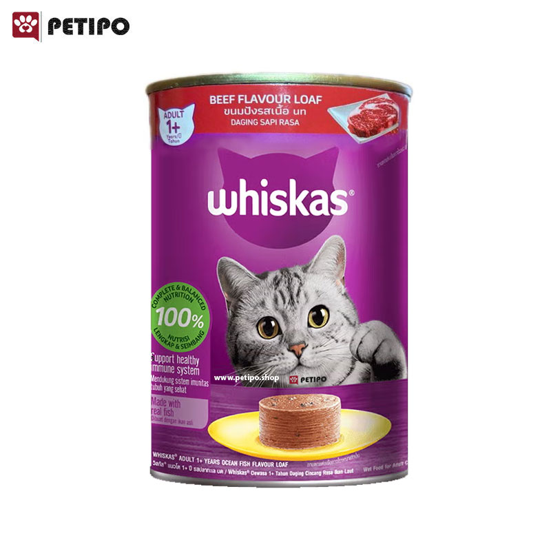 غذای-کنسرو-گربه-بالغ-با-طعم-بیف-ویسکاس-Whiskas-Beef-Flavour-Loaf-وزن-400-گرم-1.jpg غذای کنسرو گربه بالغ با طعم بیف ویسکاس (Whiskas Beef Flavour Loaf) وزن 400 گرم - تصویر 1