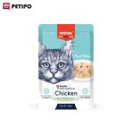 پوچ گربه طعم مرغ و ماهی کاد ونپی (Wanpy Retort Pouch Chicken & Codfish for Cats) وزن 85 گرم