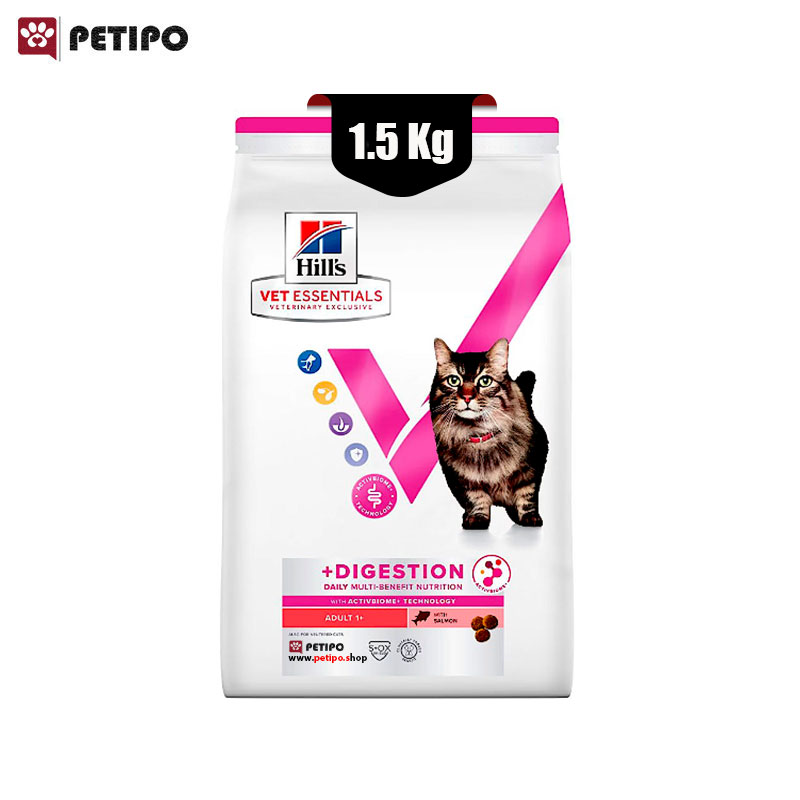 غذای خشک گربه دایجستیو مولتی بنفیت هیلز (Hill's Multi Benefit  Digestion with Salmon) وزن 1.5 کیلوگرم