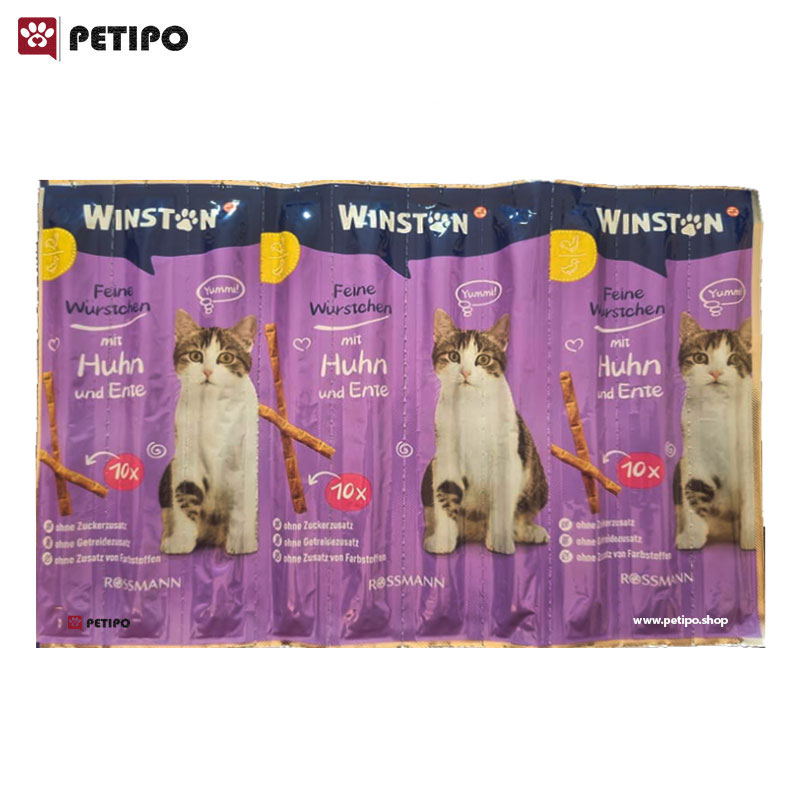Winston Cat Treat Sticks Chicken Duck