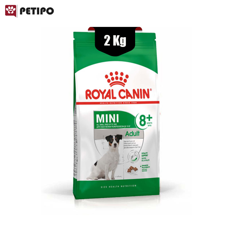 خشک-سگ-مینی-ادالت-بالای-8-سال-رویال-کنین-Royal-Canin-Mini-Adult-8-وزن-2-کیلوگرم.jpg غذای خشک سگ مینی ادالت بالای 8 سال رویال کنین (Royal Canin Mini Adult +8) وزن 2 کیلوگرم - Image 1
