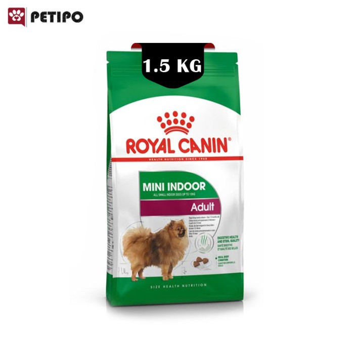 غذای خشک سگ مینی ایندور ادالت رویال کنین (Royal Canin Mini Indoor Adult) وزن 1.5 کیلوگرم - Image 5